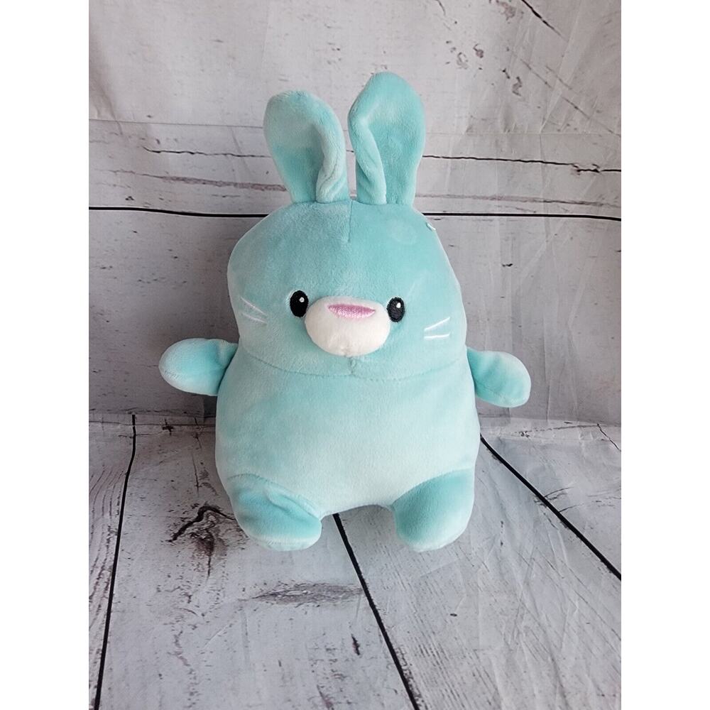 Animal Adventure Bunny Rabbit Plush Stuffed Animal Pastel Light Blue Squishy